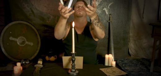 магический ритуал со свечой